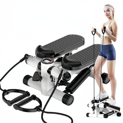 Mini Stepper With Resistance Band, LCD Display Screen